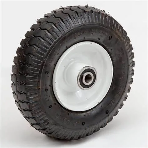 2.50-4 Pneumatic Rubber Jockey Wheel for Trolley Cart