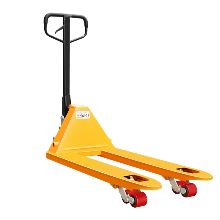 Double Pressure Relief Hand Pallet Truck 2500kg Manual Hydraulic Pallet Jack