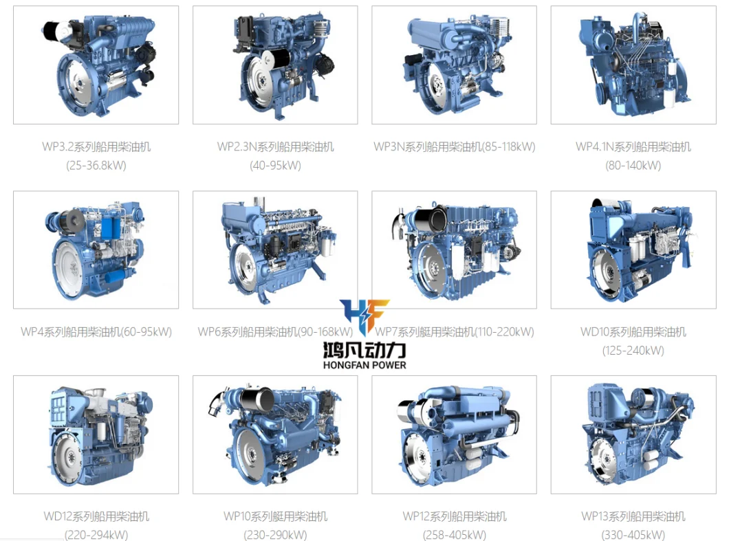 Weifang Weichai Cw200 Series Marine Diesel Engine (540-1760kW) Engine Accessories