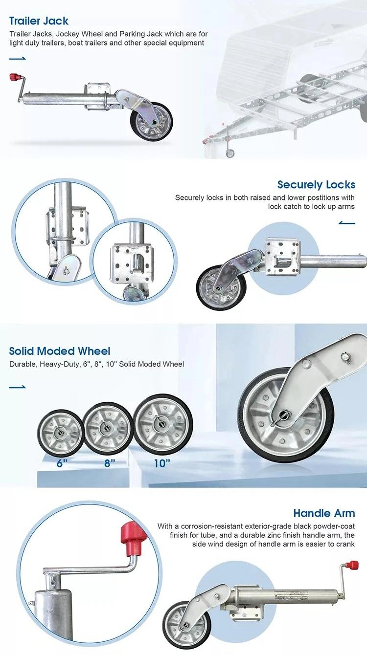 Wholesale Trailer Parts Trailer Jack with 6